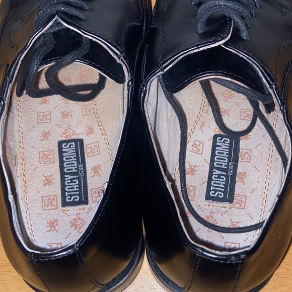 Stacy Adams Black Leather Lace Oxford Dress Shoes Size 9.5 main image 6
